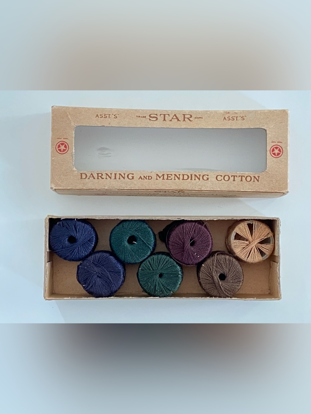 Star Darning & Mending Sewing Cotton Thread Multi Color